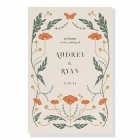 Vintage Art Nouveau Wedding Welcome Sign