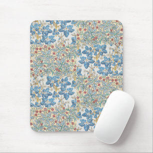 Vintage Art Nouveau Wild Geranium Floral Pattern Mouse Pad
