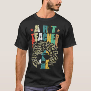 Vintage Art Teacher Nursing Costume African Americ T-Shirt
