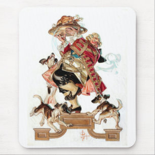 Vintage Art Thanksgiving Gift Mousepad