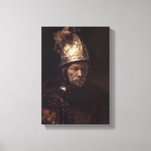 Vintage Art The Man with the Golden Helmet Canvas Print