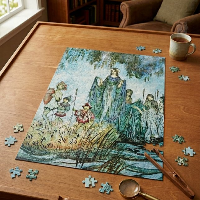 Vintage Arthur Rackham Fairy Art Comus Jigsaw  Puzzle (Creator Uploaded)