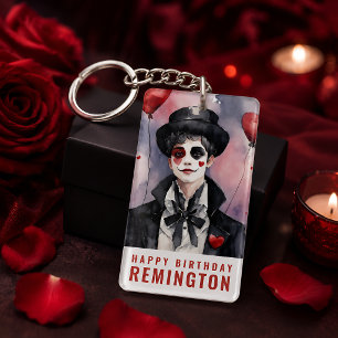 Vintage Artistic Keychain Custom Name Gift