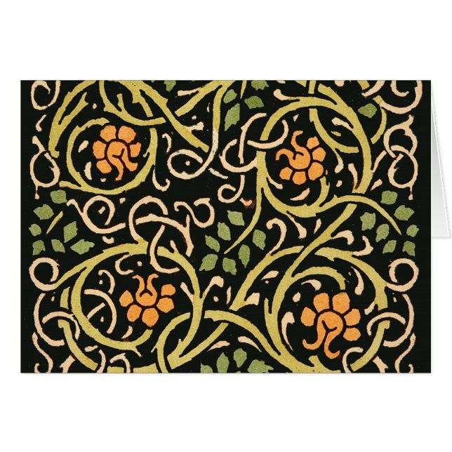 Vintage Arts and Crafts Floral Pattern Roycroft (Front Horizontal)