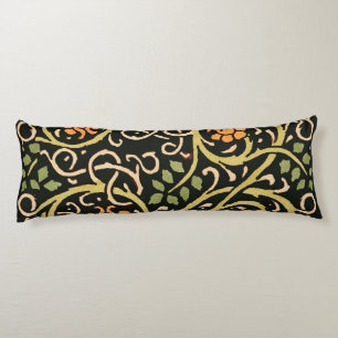 Vintage Arts and Crafts Floral Pattern Roycroft Body Cushion
