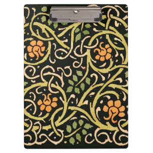 Vintage Arts and Crafts Floral Pattern Roycroft Clipboard
