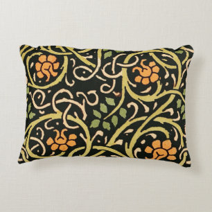 Vintage Arts and Crafts Floral Pattern Roycroft Decorative Cushion