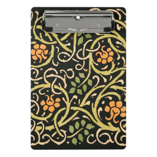 Vintage Arts and Crafts Floral Pattern Roycroft Mini Clipboard