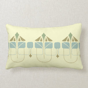 Vintage Arts And Crafts Frieze Lumbar Cushion