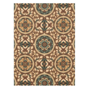 Vintage Arts & Crafts Craftsman, Mission Style Tablecloth