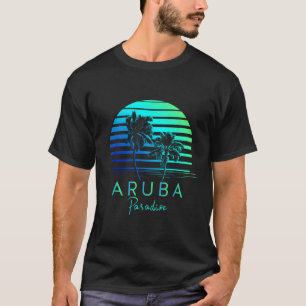 Vintage Aruba Beach Vibes Vacation Souvenir  T-Shirt