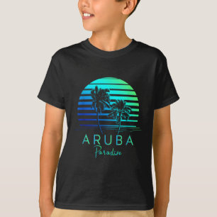 Vintage Aruba Beach Vibes Vacation Souvenir T-Shirt