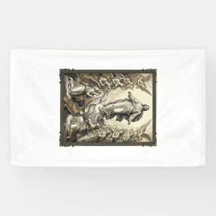 Vintage Ascension Angel Engraving Vector Art_1 Banner