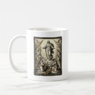 Vintage Ascension Angel Engraving Vector Art_1 Coffee Mug