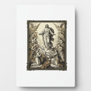 Vintage Ascension Angel Engraving Vector Art_1 Plaque