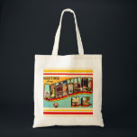 Vintage Asheville NC Canvas Tote<br><div class="desc">A wonderful vintage postcard greeting from Asheville,  North Carolina repurposed!</div>
