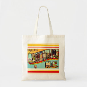 Vintage Asheville NC Canvas Tote