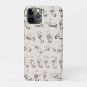 Vintage ASL Sign Language Interpretation Case-Mate iPhone Case