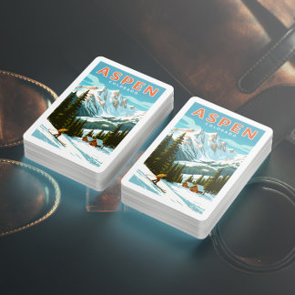 Vintage Aspen Colorado Playing Cards
