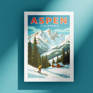 Vintage Aspen Colorado Postcard