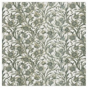 Vintage Associated Artists Floral Pattern Fabric