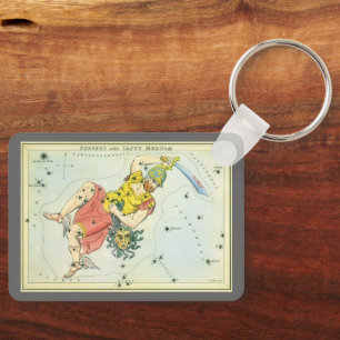 Vintage Astonomy, Perseus and Caput Medusa Key Ring