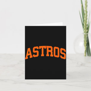 Vintage astro retro style 70s 80s 90s first name card