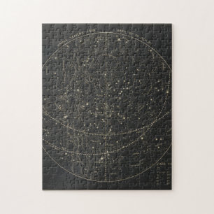 Vintage Astronomical & Celestial Map (1850) Jigsaw Puzzle