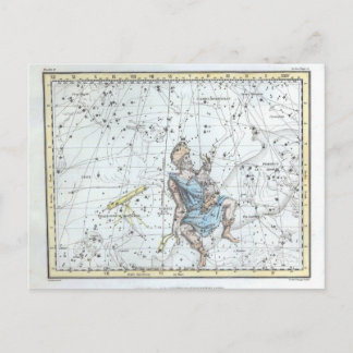 Vintage Astronomical Maps and Constellations Postcard