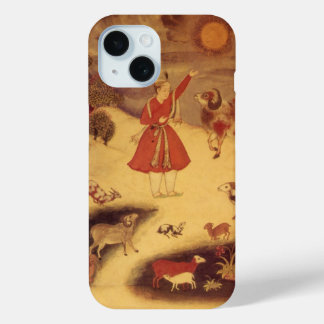 Vintage Astronomy, Antique Asian Celestial Art iPhone 15 Case