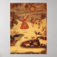 Vintage Astronomy, Antique Asian Celestial Art