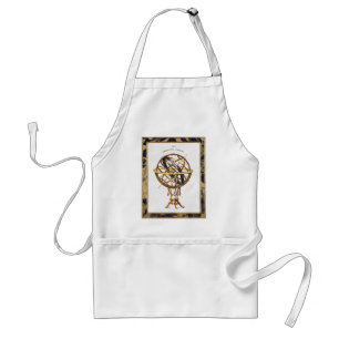 Vintage Astronomy, Artificial or Armillary Sphere Standard Apron