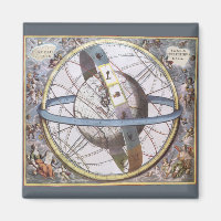 Vintage Astronomy, Celestial by Andreas Cellarius