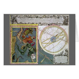 Vintage Astronomy Celestial by Matthaeus Seutter