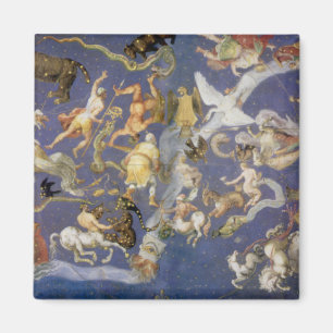 Vintage Astronomy Celestial Constellations Fresco Magnet