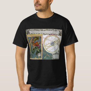 Vintage Astronomy, Comet Path by Matthaeus Seutter T-Shirt