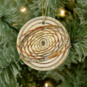 Vintage Astronomy Orbit Planets, Andreas Cellarius Ceramic Tree Decoration