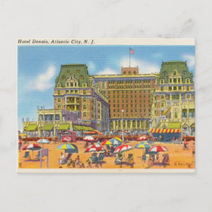 Vintage, Atlantic City Hotel, New Jersey Postcard