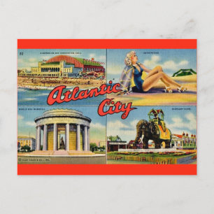 Vintage Atlantic City NJ Postcard