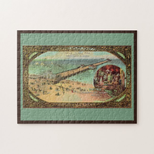 Vintage Atlantic City Pier Large Puzzle (Horizontal)
