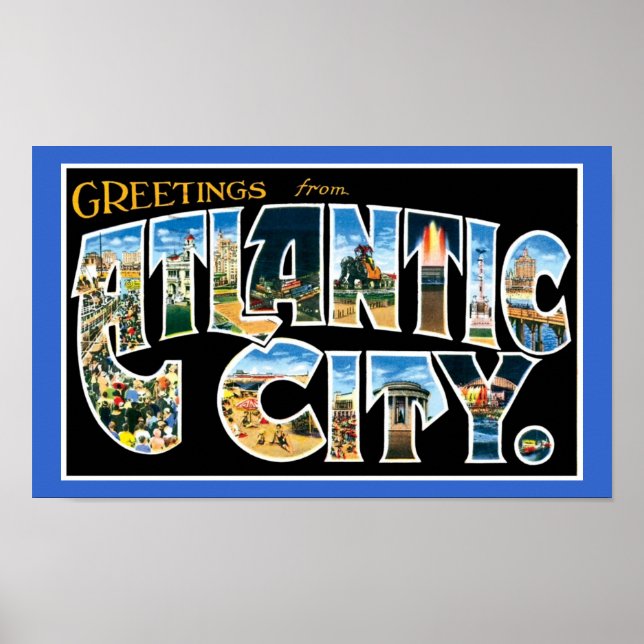 vintage atlantic city poster (Front)