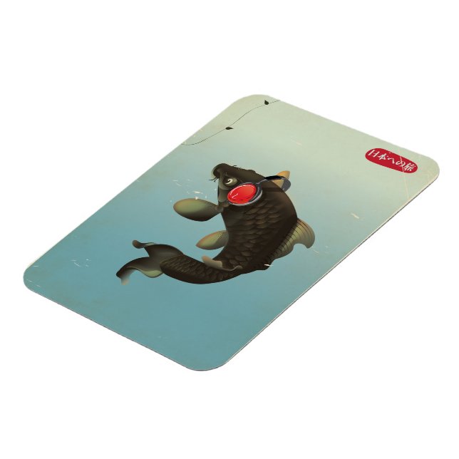 Vintage Audio Koi Magnet (Left Side)