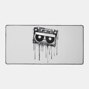Vintage audiocassette desk mat
