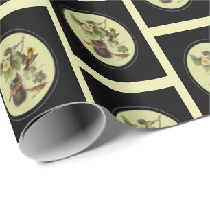 Vintage Audubon Birds Troupial Oriole Wrapping Paper
