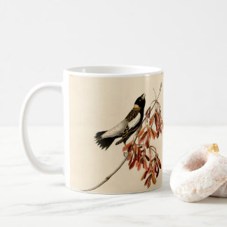 Vintage Audubon Cedar Waxwing Painting Bird Gift Coffee Mug