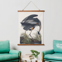 Vintage Audubon Great Blue Heron Bird Nature Art