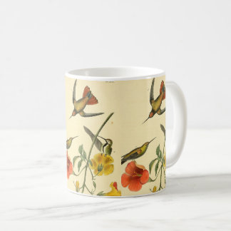 Vintage Audubon Rufous Hummingbird Painting Gift Coffee Mug