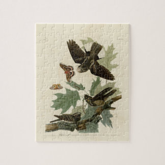 Vintage Audubon Whip-poor-will Painting Gift Jigsaw Puzzle