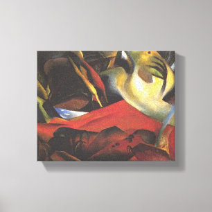 Vintage August Macke The Tempest Canvas Print
