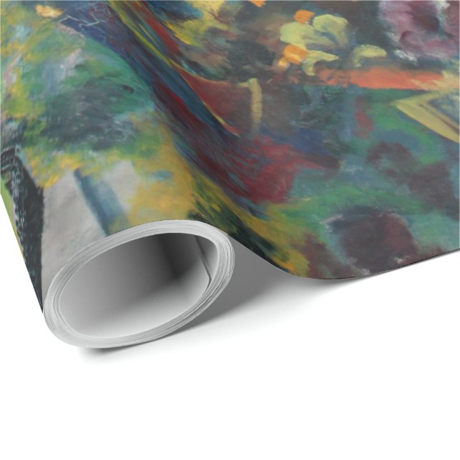 Vintage August Macke Two Girls Wrapping Paper (Roll Corner)